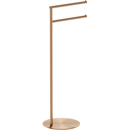 Mexen Loop standing towel rack, brushed copper - 70A71097-65