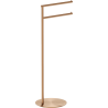 Mexen Loop standing towel rack, brushed copper - 70A71097-65