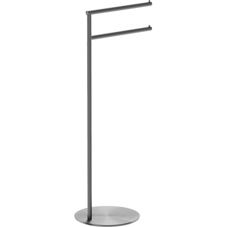 Mexen Loop standing towel rack, brushed gun gray - 70A71097-66