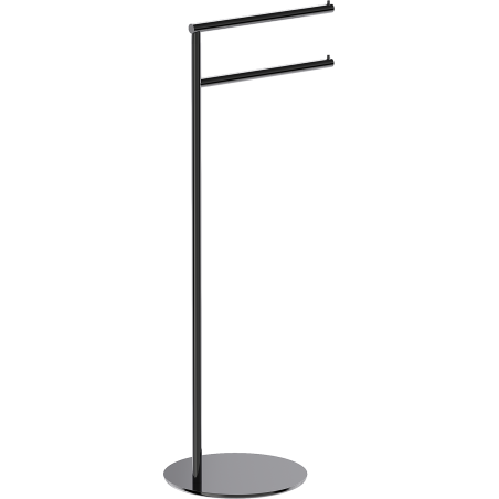 Mexen Loop standing towel rack, black chrome - 70A71097-73