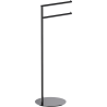 Mexen Loop standing towel rack, black chrome - 70A71097-73