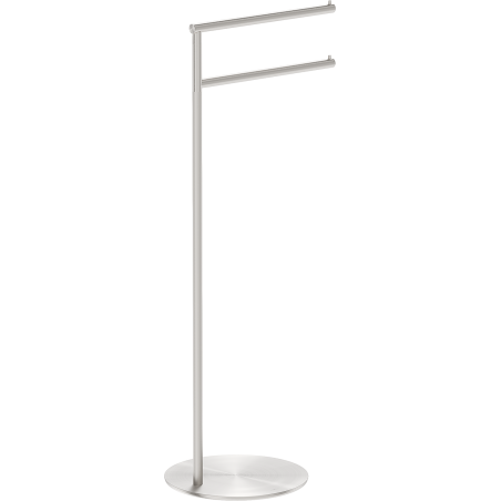 Mexen Loop standing towel rack, brushed nickel - 70A71097-97