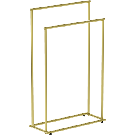 Mexen Loop standing towel rack, brushed gold - 70A71098-55
