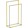 Mexen Loop standing towel rack, brushed gold - 70A71098-55