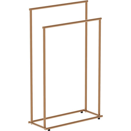 Mexen Loop standing towel rack, brushed copper - 70A71098-65