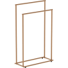 Mexen Loop standing towel rack, brushed copper - 70A71098-65