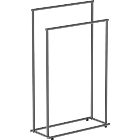Mexen Loop standing towel rack, brushed gun gray - 70A71098-66
