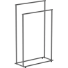 Mexen Loop standing towel rack, brushed gun gray - 70A71098-66