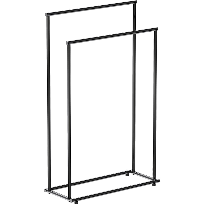 Mexen Loop standing towel rack, black chrome - 70A71098-73