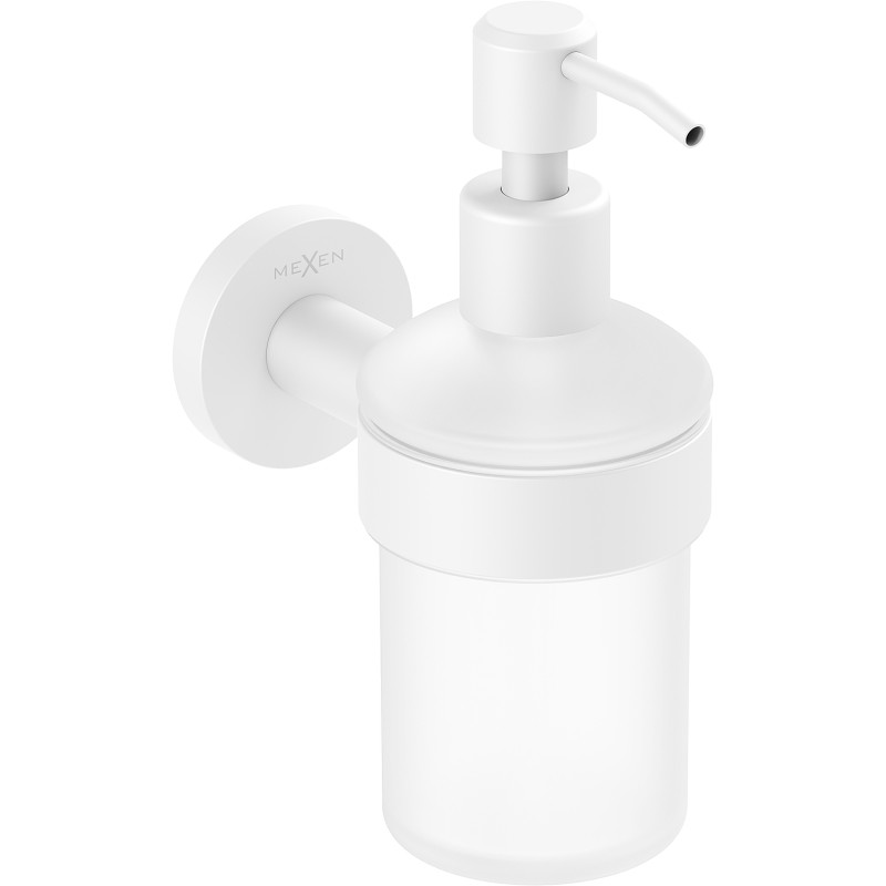 Mexen Ovio soap dispenser, white - 70A19558-20