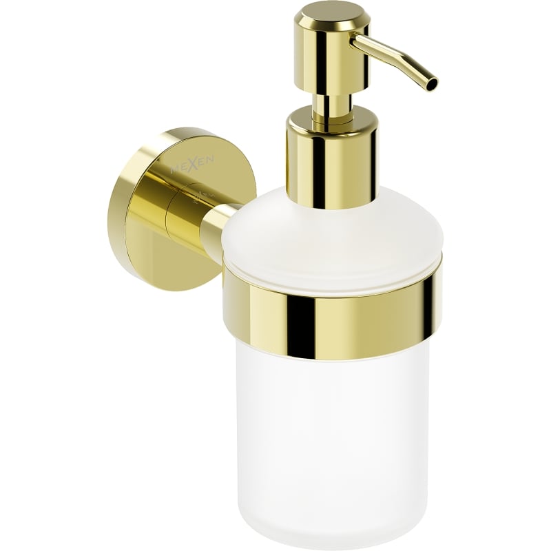 Mexen Ovio soap dispenser, gold - 70A19558-50