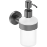 Mexen Ovio soap dispenser, brushed gun gray - 70A19558-66