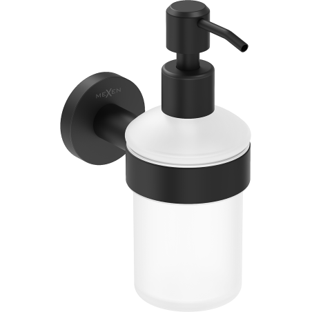 Mexen Ovio soap dispenser, black - 70A19558-70