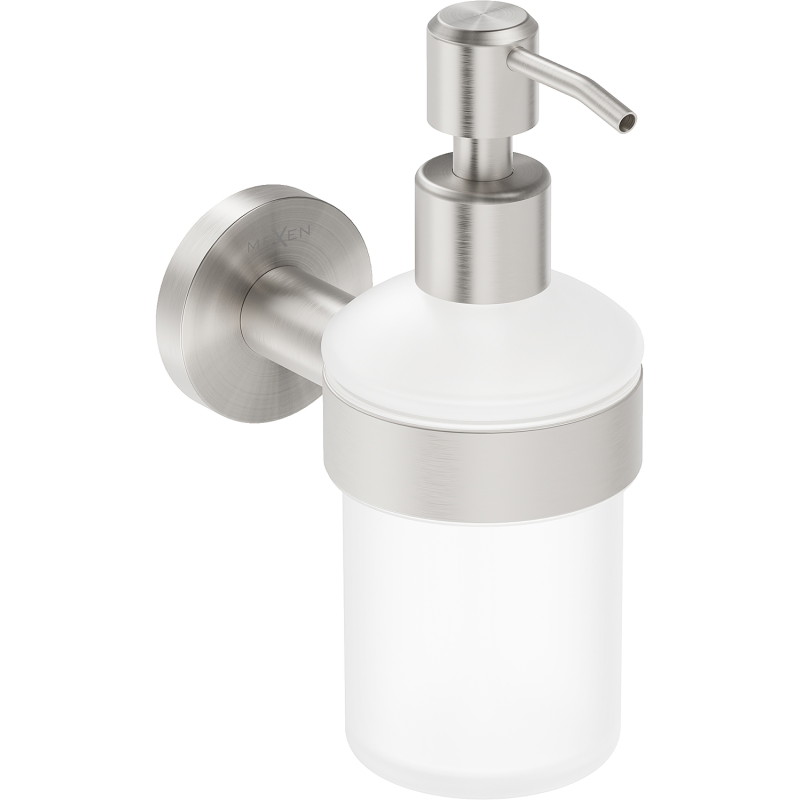 Mexen Ovio soap dispenser, brushed nickel - 70A19558-97