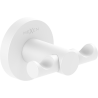 Mexen Ovio double towel hook, white - 70A19512-20