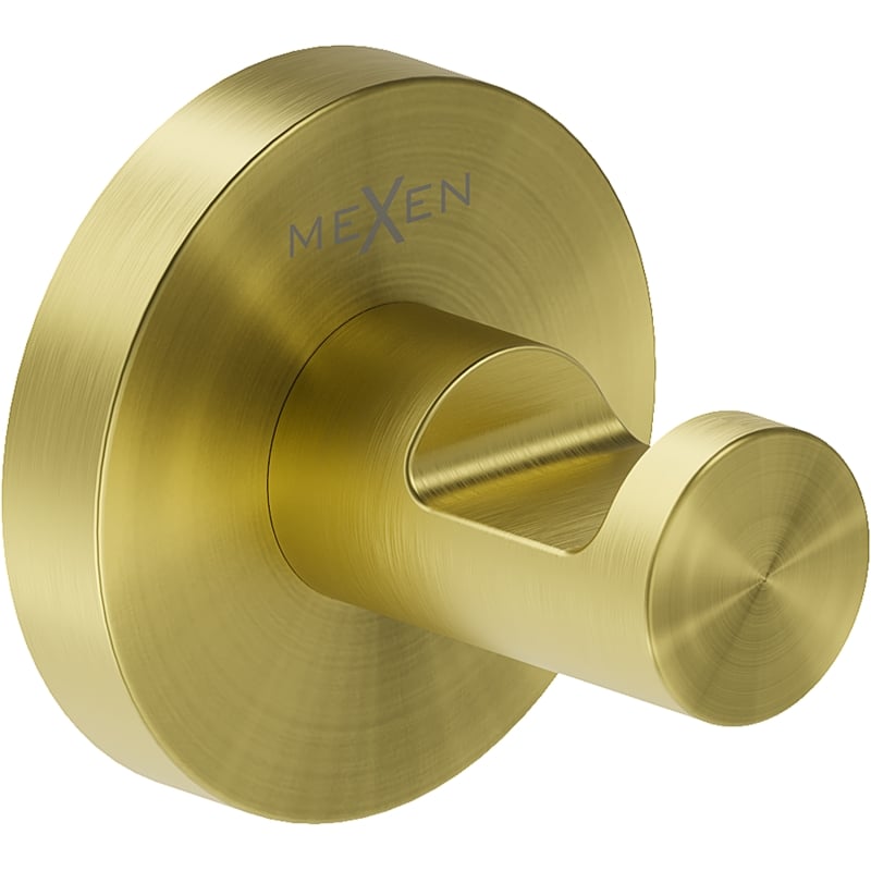Mexen Ovio towel hook, brushed gold - 70A19511-55