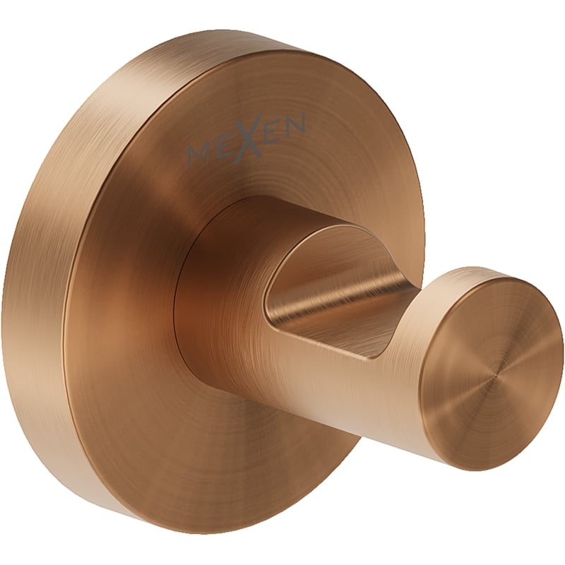 Mexen Ovio towel hook, brushed copper - 70A19511-65