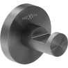 Mexen Ovio towel hook, brushed gun gray - 70A19511-66