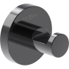 Mexen Ovio towel hook, black chrome - 70A19511-73
