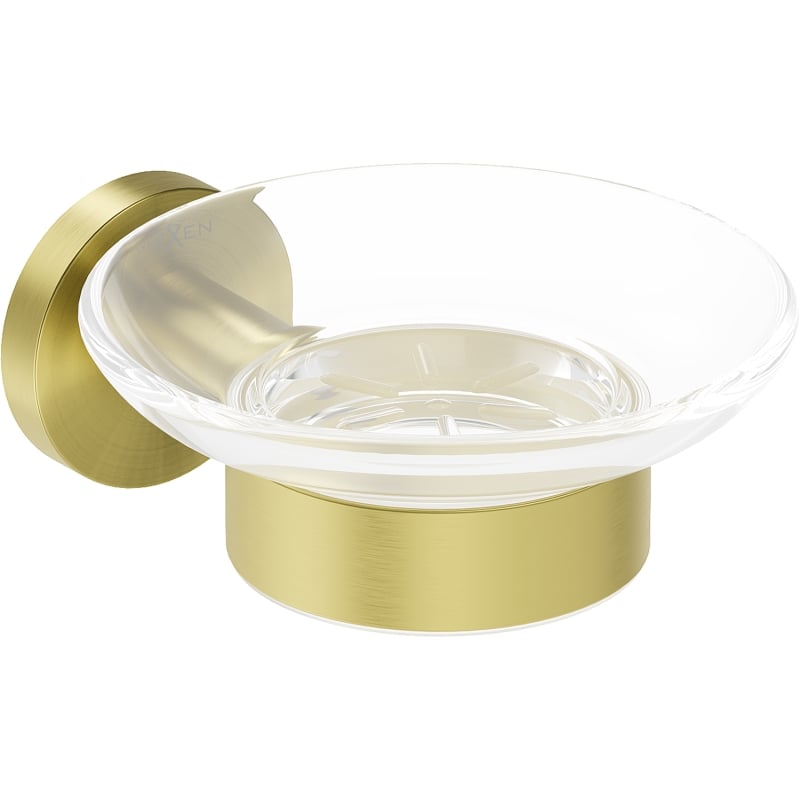 Mexen Ovio soap dish, gold brushed - 70A19555-55
