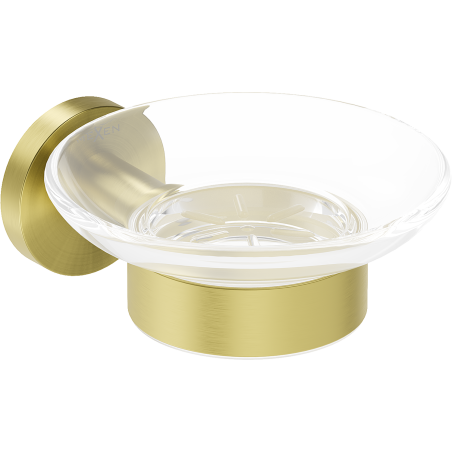 Mexen Ovio soap dish, gold brushed - 70A19555-55