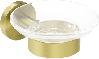 Mexen Ovio soap dish, gold brushed - 70A19555-55