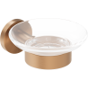 Mexen Ovio soap dish, brushed copper - 70A19555-65