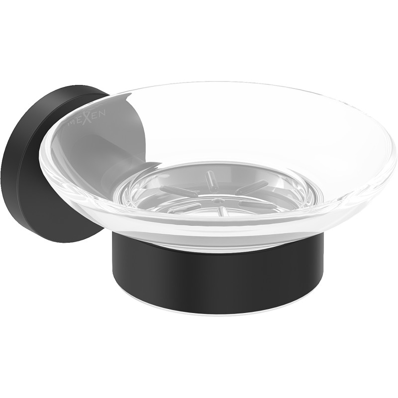 Mexen Ovio soap dish, black - 70A19555-70