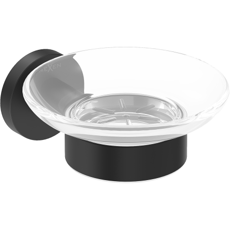 Mexen Ovio soap dish, black - 70A19555-70