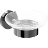 Mexen Ovio soap dish, black chrome - 70A19555-73