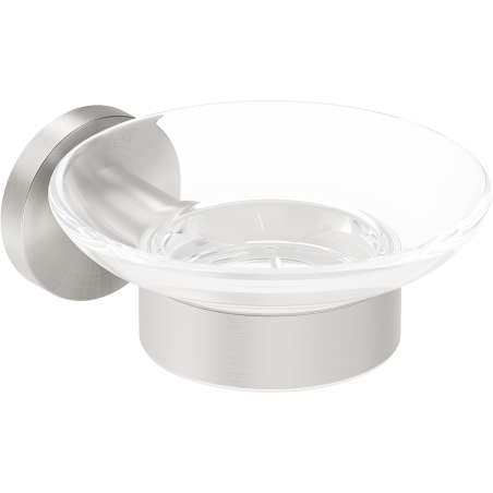 Mexen Ovio soap dish, brushed nickel - 70A19555-97