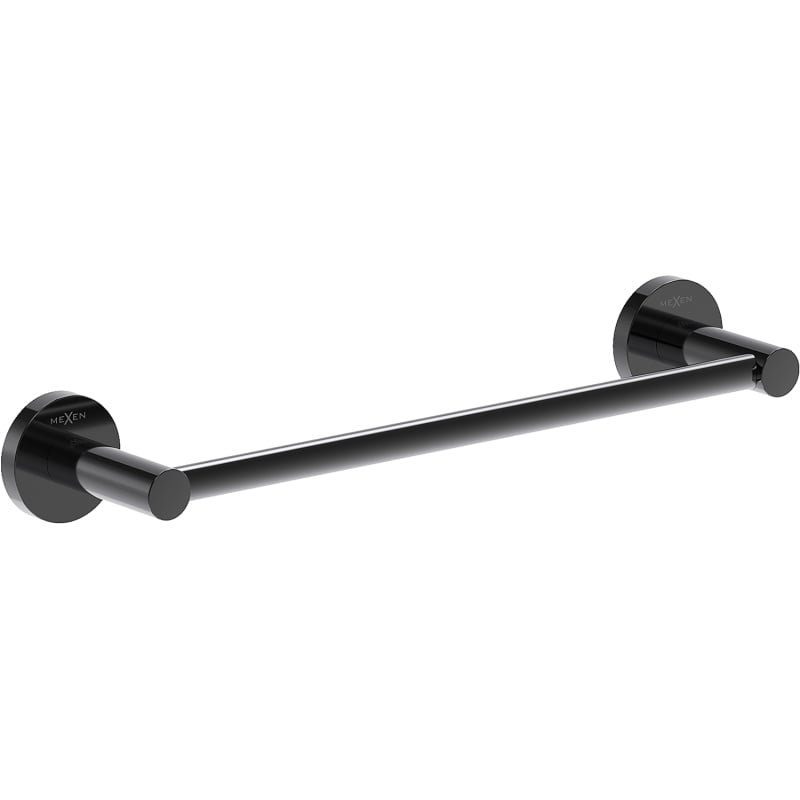 Mexen Ovio towel rack, black chrome - 70A19541-73