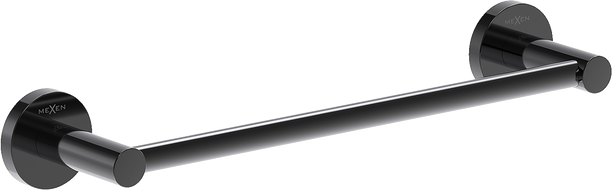 Mexen Ovio towel rack, black chrome - 70A19541-73