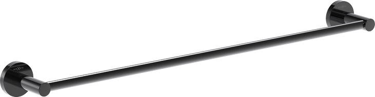 Mexen Ovio towel rack, black chrome - 70A19545-73