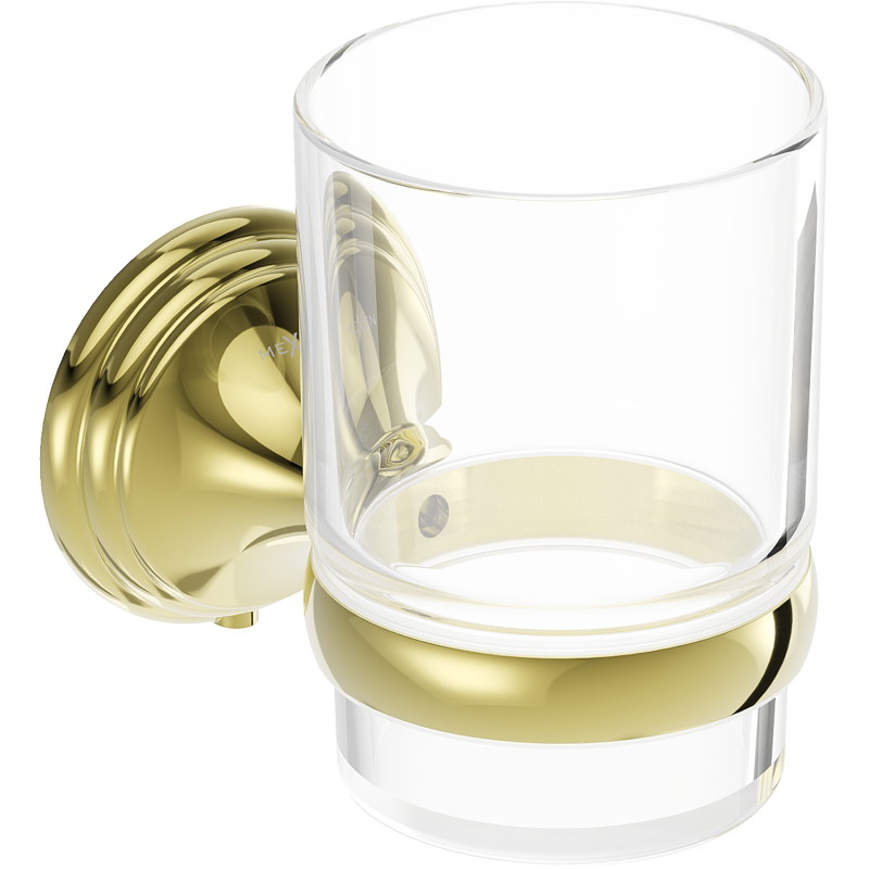 Mexen Lusso toothbrush holder, gold - 70A16851-50