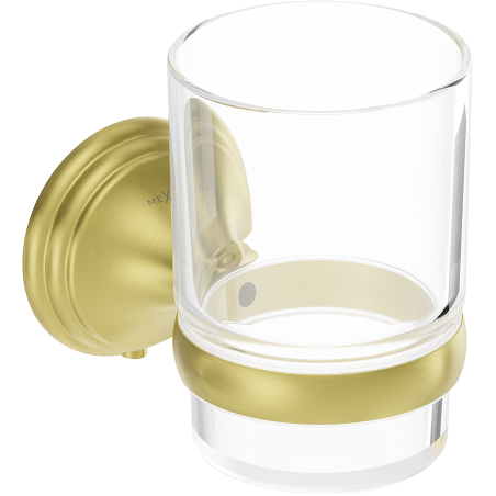 Mexen Lusso toothbrush holder, brushed gold - 70A16851-55