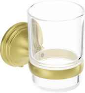 Mexen Lusso toothbrush holder, brushed gold - 70A16851-55