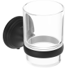 Mexen Lusso toothbrush cup, black - 70A16851-70