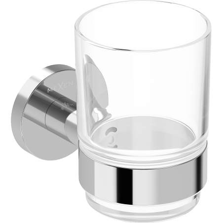 Mexen Ovio toothbrush holder, chrome - 70A19551-00