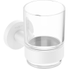 Mexen Ovio toothbrush holder, white - 70A19551-20