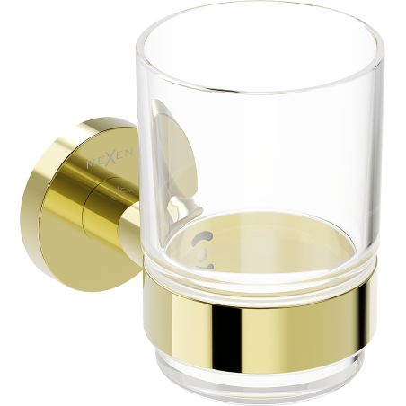 Mexen Ovio toothbrush holder, gold - 70A19551-50