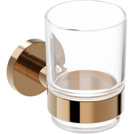 Mexen Ovio toothbrush holder, rose gold - 70A19551-60