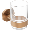 Mexen Ovio toothbrush holder, brushed copper - 70A19551-65