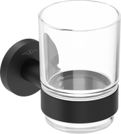 Mexen Ovio toothbrush holder, black - 70A19551-70