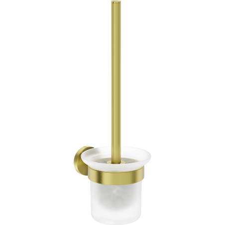Mexen Ovio toilet brush, brushed gold - 70A19571-55