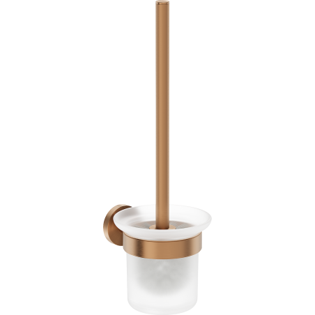 Mexen Ovio toilet brush, brushed copper - 70A19571-65