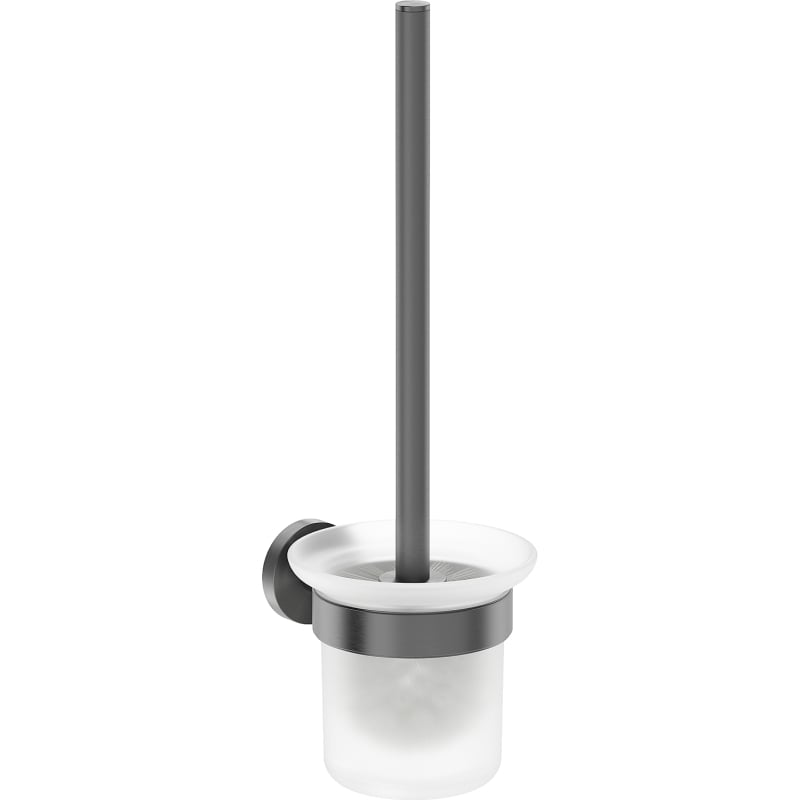 Mexen Ovio toilet brush, gun gray brushed - 70A19571-66