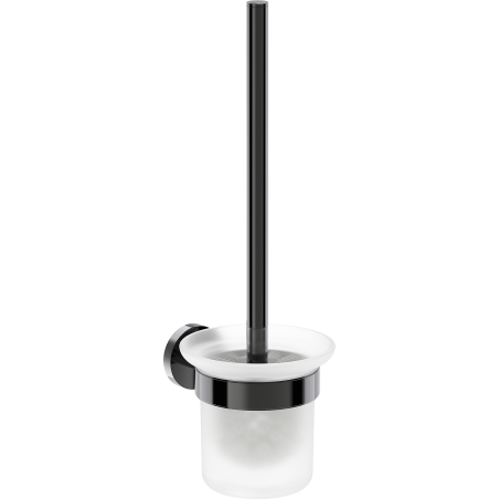 Mexen Ovio toilet brush, black chrome - 70A19571-73