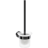 Mexen Ovio toilet brush, black chrome - 70A19571-73