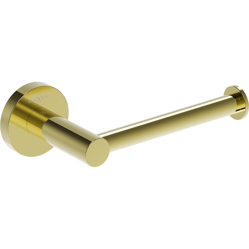 Mexen Ovio toilet paper holder, gold - 70A19525-50